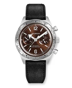 Wolbrook Skindiver WT Chrono-Mecaquartz Brown Chronograph