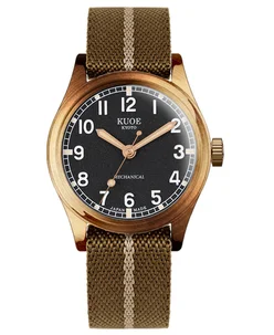 Kuoe OLD SMITH 90-002 Bronze Case, Black Dial