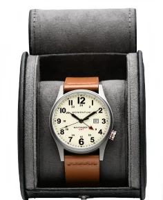 Momentum Wayfinder II GMT- White Dial Bundle with Travel Case