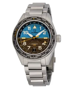 Islander Calabro GMT World Time Automatic with Attitude Indicator Dial