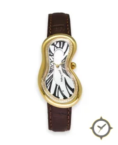 Exaequo Classic Melting Stainless steel 316L White PVD Yellow Gold