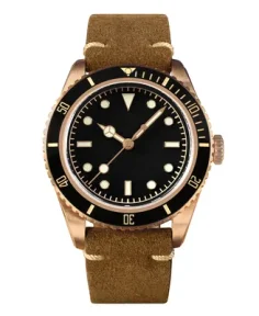 San Martin SN004-Q-B Black Dial Without Logo PT5000 Mercedes Hands