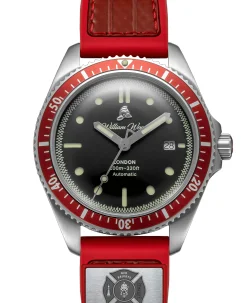 William Wood Watches Red Knights International Motorcycle Club Watch