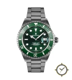 OCEAN One Double-GREEN Ceramic premium Diver Watch