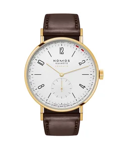 Nomos Glashütte Tangente gold neomatik 38 Update doré Reference 196