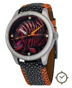 Ocean Crawler Piranha Ceramic-Enamel Dial