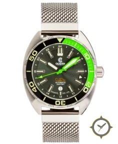 Ocean Crawler Core Diver GMT Black/Green