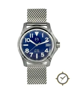 Atlas Eclipse Solar Blue Dial 