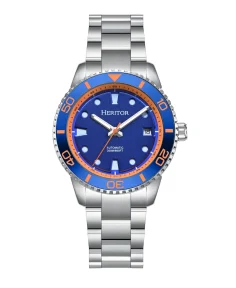 Heritor Watches Heritor Automatic Bexley Stainless Steel-Band Watch Blue/Blue