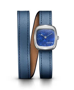 Dennison Mini Lapis Lazuli In Steel Navy Double