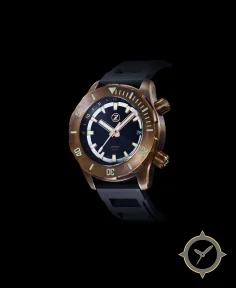 Abyss 2 3000m Bronze : Black Dial