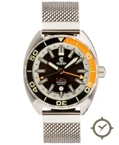 Ocean Crawler Core Diver GMT Black/Orange