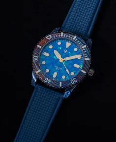 Wicked Watch Co. Pearl Diver V2 Light Blue Opal