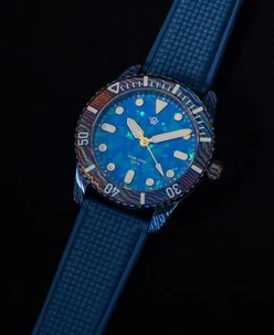 Wicked Watch Co. Pearl Diver V2 Light Blue Opal