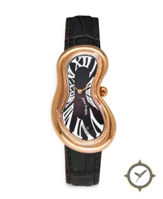 Exaequo Classic Melting Stainless Steel 316L Black PVD Rose Gold