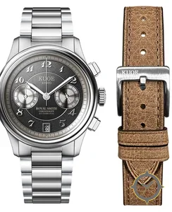 Kuoe ROYAL SMITH 90-012 Automatic Chronograph, Grey Dial