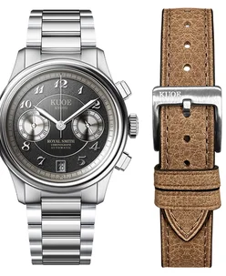 Kuoe ROYAL SMITH 90-012 Automatic Chronograph, Grey Dial