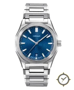 Circula Watches Facet Blue – Steel Strap with Butterfly Clasp