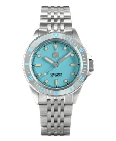 San Martin SN044-G-SS Cyan Blue With Logo