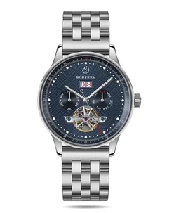 Boderry THE CHECKMATE Complication Automatic Watch with Date,Day,Month Display -Sapphire & Bracelet
