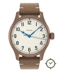Stowa Marine Bronze Vintage 40 arabic silver