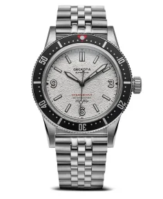 Geckota Ocean-Scout Dive Watch Ice White