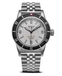 Geckota Ocean-Scout Dive Watch Ice White
