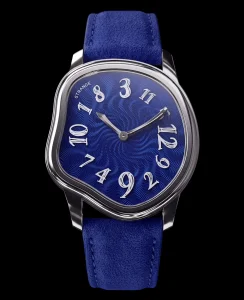 Grandeur USA Strange Quartz Guilloché Enamel – Indigo Blue