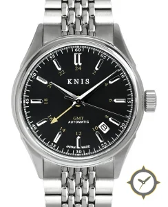 KNIS Kyoto Classic GMT Automatic Silver Rice Beads Bracelet (KN008-SVRC)