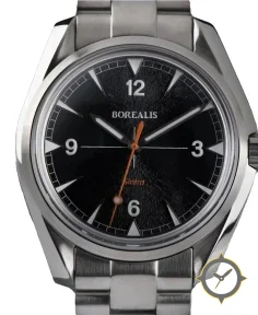 Borealis Sintra Black Sunray dial no date Miyota 90S5 automatic movement version A.A2
