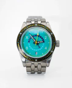 Haven Watch Co. Trotter GMT - Aqua