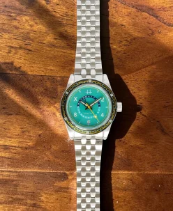 Haven Watch Co. Trotter GMT - Aqua