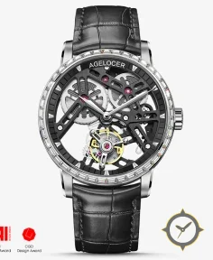 Original Luxury Hollow Free-sprung Balance Flying Tourbillon Manual Winding-Zircon Version