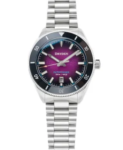 Dryden Pathfinder Automatic Dive Watch Magenta Fume