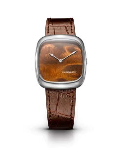 Dennison Natural Wood In Steel Brown