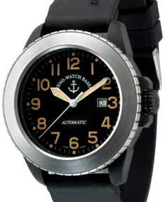 Zeno-Watch Basel Jumbo Biker Automatic Black&Stainless Steel