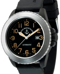 Zeno-Watch Basel Jumbo Biker Automatic Black&Stainless Steel