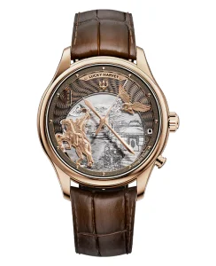 Lucky Harvey Dynasty Series Rose Gold Titanium Chiming Genghis Khan