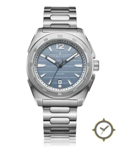 Prometheus Jamanta Pastel Blue Dial Date Miyota 9015