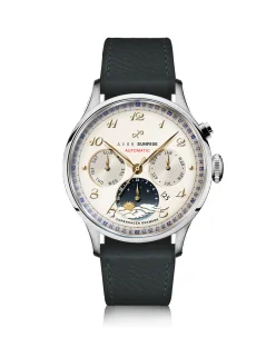 AV86 1564 Sunrise Automatic Steel Off White