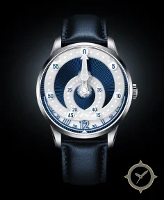 Mandetbrote Navy Silver