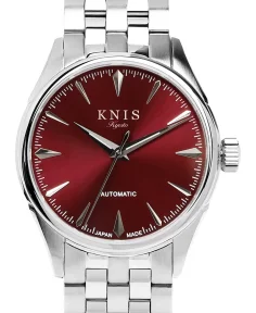 KNIS Kyoto Automatic Sunray Dial Wine Red KN001-RD