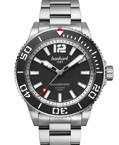 Hanhart AQUASPHERE Matte Black, stainless steel strap