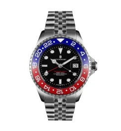 Steinhart Ocean One GMT BLUE-RED. 2 Ceramic Diver Watch