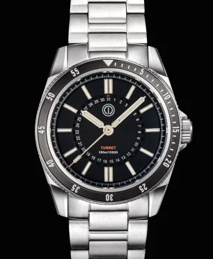 MMI Watches Turret 300M - Model: TR1-DV (STEEL BLACK) (NH35)