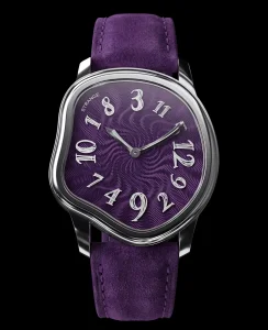 Grandeur USA Strange Quartz Guilloché Enamel – Plum Purple