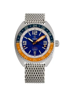 Ocean Crawler Core Diver GMT – Swiss Automatic Blue/Orange