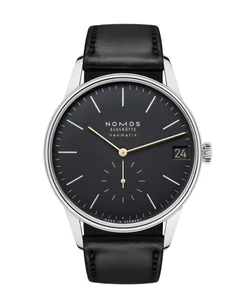 Nomos Glashütte Orion neomatik 41 date new black Reference 366