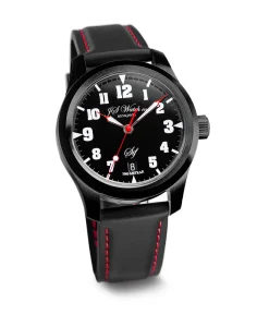 JS Watch Co. Sif NART Red Hands Black Case