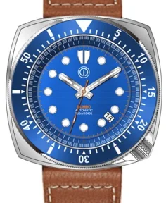 MMI Watches DUMBO 500M DIVE WATCH 316L NH35 "LEATHER PACKAGE" DB2NHS